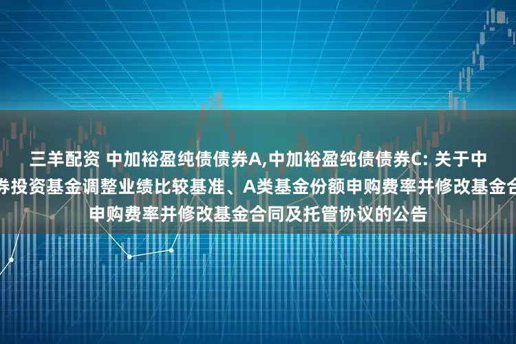 三羊配资 中加裕盈纯债债券A,中加裕盈纯债债券C: 关于中加裕盈纯债债券型证券投资基金调整业绩比较基准、A类基金份额申购费率并修改基金合同及托管协议的公告
